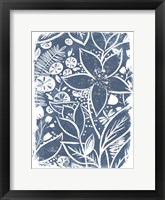 Garden Batik I Framed Print