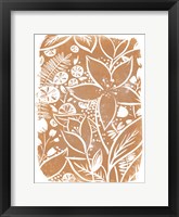 Garden Batik V Framed Print