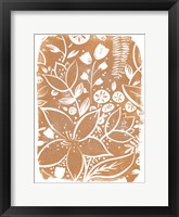 Garden Batik VI Framed Print