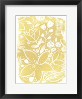 Garden Batik X Framed Print