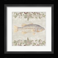 Cabin Christmas I Framed Print