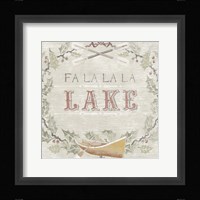 Cabin Christmas II Framed Print