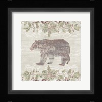 Cabin Christmas III Framed Print