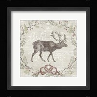 Cabin Christmas V Framed Print