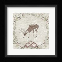 Cabin Christmas VI Framed Print