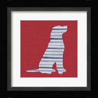 Lakeside Silhouette IV Framed Print