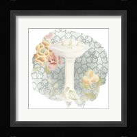Garden Romance Bath III Framed Print