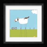 Stick-leg Goat II Framed Print