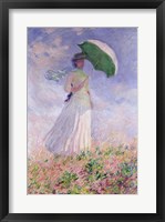 Woman with a Parasol turned to the Right, 1886 Fine Art Print