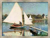 Sailing at Argenteuil, c.1874 Fine Art Print