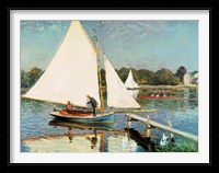 Sailing at Argenteuil, c.1874 Fine Art Print