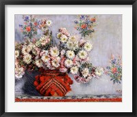 Chrysanthemums, 1878 Framed Print