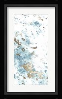Blue Nebula II - Metallic Foil Framed Print
