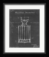 Barware Blueprint VII Framed Print