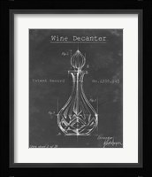 Barware Blueprint VIII Framed Print