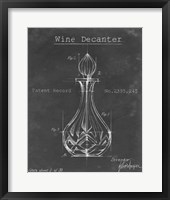 Barware Blueprint VIII Framed Print