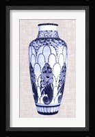 Blue & White Vase I Fine Art Print