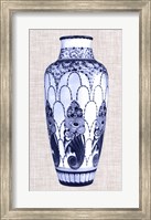 Blue & White Vase I Fine Art Print