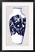 Blue & White Vase III Framed Print