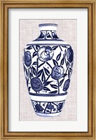 Blue & White Vase IV Fine Art Print