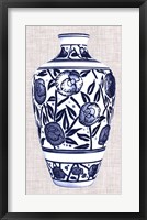 Blue & White Vase IV Framed Print