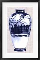 Blue & White Vase VI Framed Print