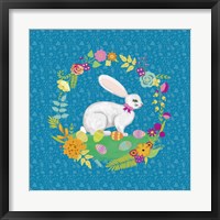 Bunny Wreath I Fine Art Print