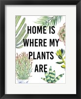 Plant Love VI Framed Print