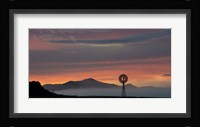 Mountains and Windmill Fine Art Print
