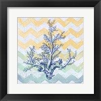 Chevron Coral Fine Art Print