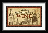 Better After Wine Fine Art Print