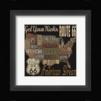 Route 66 - American Dream Kicks Fine Art Print