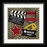 Movie Night II Framed Print