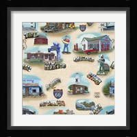 Route 66 Landmarks II Fine Art Print