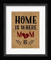 Home is Mom Fine Art Print