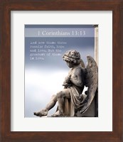 1 Corinthians 13:13 Faith, Hope and Love (Statue) Fine Art Print