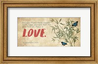 1 Corinthians 13:13 Faith, Hope and Love (Butterflies) Fine Art Print