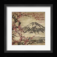 1 Corinthians 13:13 Faith, Hope and Love (Japanese) Fine Art Print