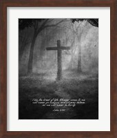 John 6:35 I am the Bread of Life (Cross) Fine Art Print