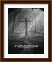 John 6:35 I am the Bread of Life (Cross) Fine Art Print