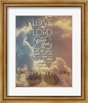Mark 12:30 Love the Lord Your God (Sky) Fine Art Print