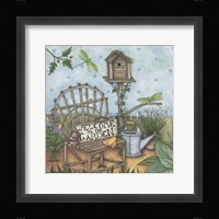 Welcome To The Garden 2 Framed Print