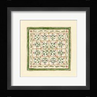 Flower Patchwork Framed Print