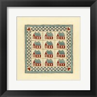 House Patchwork Fine Art Print
