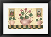 Pink Flower Pots Fine Art Print