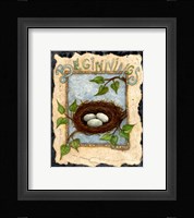 Beginnings Framed Print