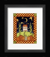 Pumpkin Moon Framed Print