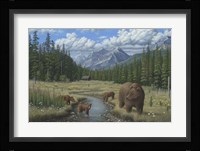 Checking Things  Out - Grizzlies Fine Art Print