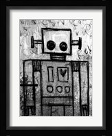 Boy Robot Framed Print