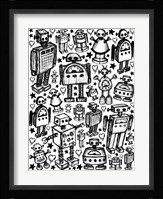 Robot Crowd Fine Art Print